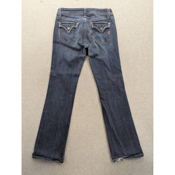 Vigoss Jeans Womens 9 Blue Bootcut Stretch Denim Five Pocket Mid Wash P1536J - Picture 9 of 16